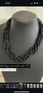 Marokkaanse ketting zwart, Sieraden, Tassen en Uiterlijk, Kettingen, Ophalen of Verzenden, Zo goed als nieuw, Zwart, Overige materialen