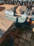 Gressel bankschroef  10 cm brede bek, Doe-het-zelf en Verbouw, Gereedschap | Handgereedschap, Ophalen, Zo goed als nieuw