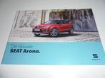 brochure Seat Arona  2019, Ophalen of Verzenden, Nieuw, Overige merken