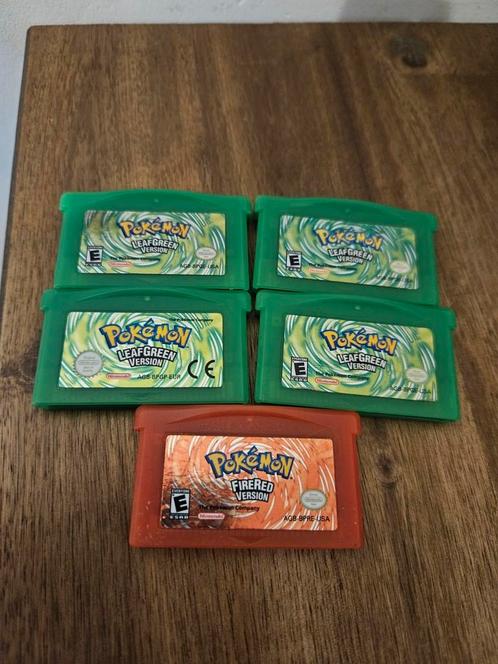 Pokemon Firered & Leafgreen (Cartridge), Spelcomputers en Games, Games | Nintendo Game Boy, Zo goed als nieuw, Role Playing Game (Rpg)