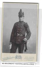 cdv militair 023 - 4e Reg vestingartillerie, Verzamelen, Verzenden, Landmacht, Duitsland, Foto of Poster