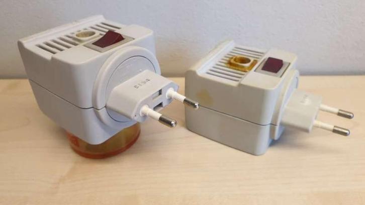 set van 4 anti-muggenstekker Vapona 3x vloestof, 1x tabletje, Tuin en Terras, Bestrijdingsmiddelen, Nieuw, Onkruidbestrijding