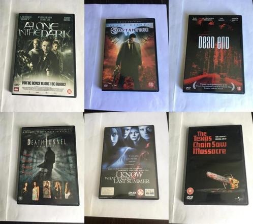 horror dvd 6 stuks collectie diverse, Cd's en Dvd's, Dvd's | Horror, Zo goed als nieuw, Vanaf 16 jaar, Ophalen of Verzenden