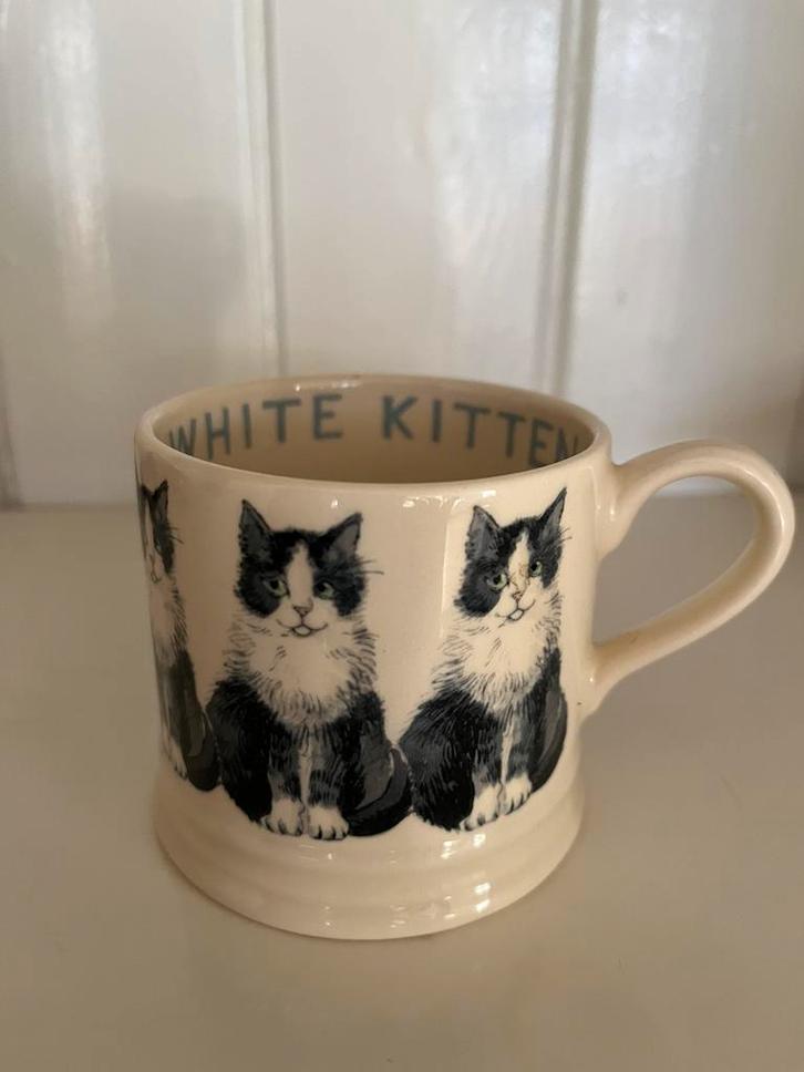 Nieuw! Black and White Kitten, Emma Bridgewater - Zeldzaam!!, Huis en Inrichting, Keuken | Servies, Nieuw, Overige typen, Overige stijlen