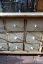 Grenen apothekers dressoir /meubel, Ophalen, Gebruikt, 150 tot 200 cm, Landelijk