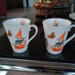 2 Piggelmee bekers van Rien Poortvliet, Ophalen of Verzenden, Overige stijlen, Kop(pen) en/of Schotel(s)