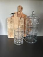 Te koop: 2 Riviera Maison stapelpotten groot en klein, Ophalen, Gebruikt