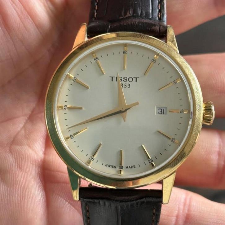 horloge, Sieraden, Tassen en Uiterlijk, Horloges | Heren, Gebruikt, Polshorloge, Overige merken, Staal, Staal, Ophalen of Verzenden