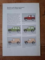 Mercedes-Benz G-Klasse folder - 1979, Ophalen of Verzenden, Zo goed als nieuw, Mercedes