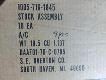 M1 carbine stock nos  beschikbaar voor biedingen