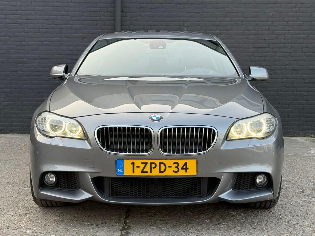 BMW 5-serie 520d High Executive M Pakket Origineel|Schuifdak, Auto's, BMW, Automaat, Euro 5, Achterwielaandrijving, 4 cilinders