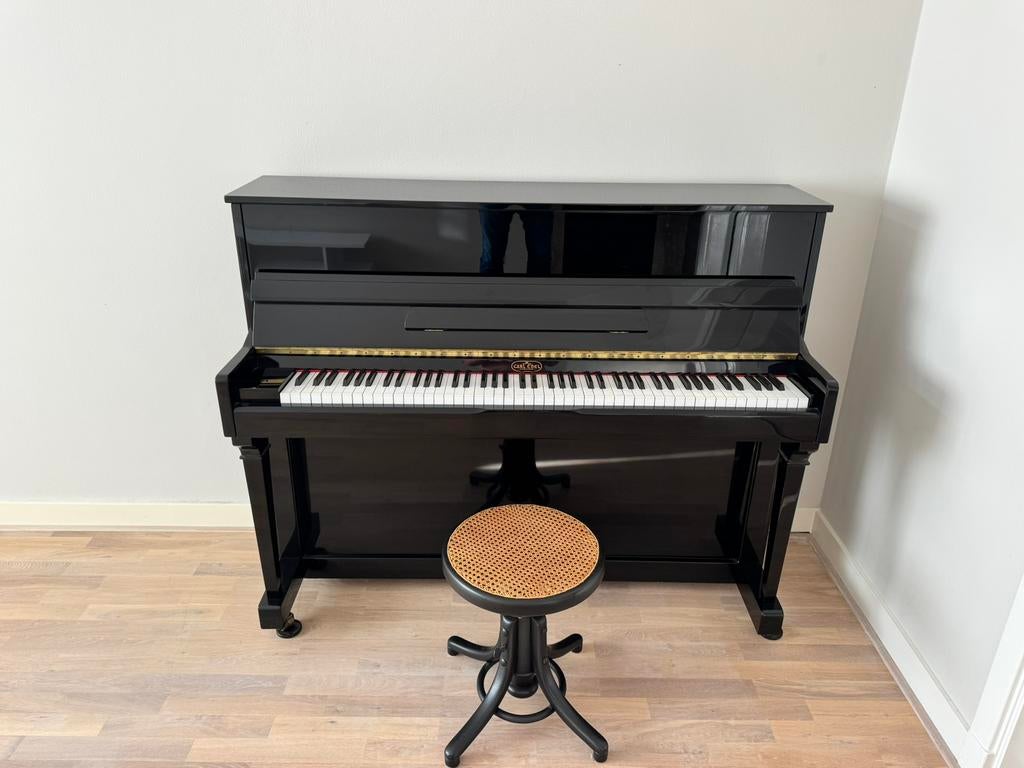 Carl Ebel piano in zeer goede staat, Ophalen, Zo goed als nieuw, Zwart