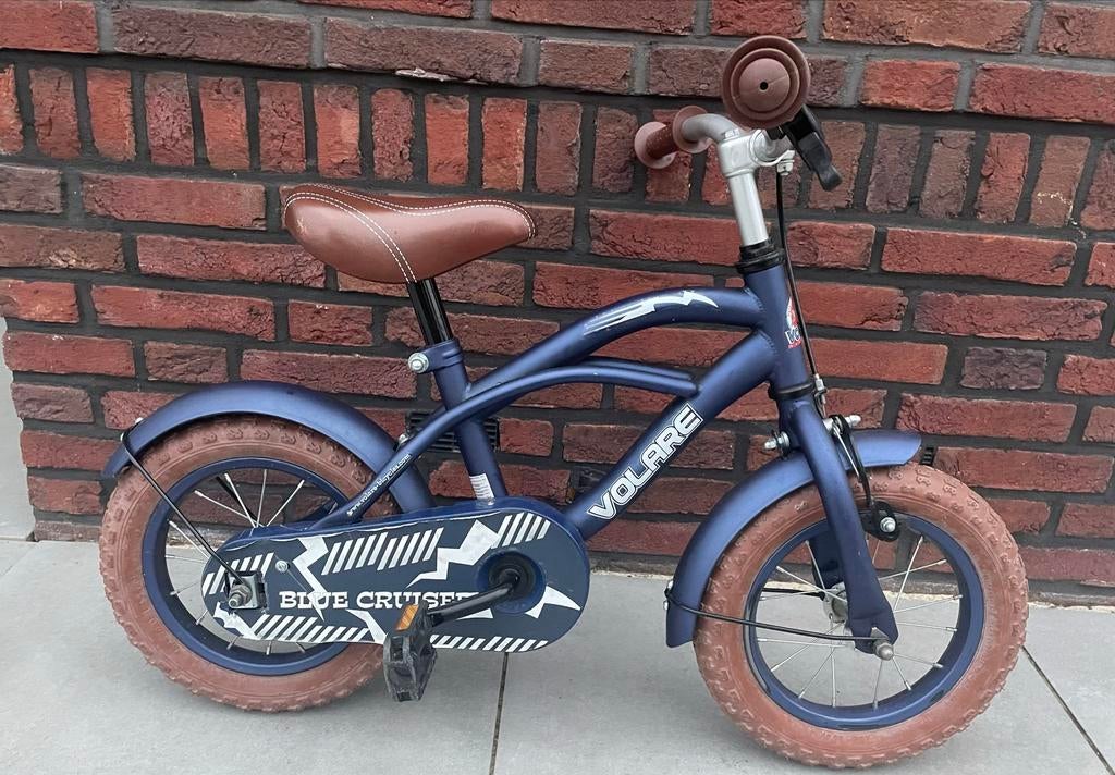 Mooie blauwe kinderfiets 12 inch, zgan, incl. zijwieltjes, Fietsen en Brommers, Fietsen | Kinderfietsjes, Ophalen, Zo goed als nieuw