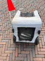 Honden- of kattenfietskar, Fietsen en Brommers, Fietsaccessoires | Aanhangers en Karren, Ophalen, Gebruikt, Opvouwbaar, 20 tot 40 kg