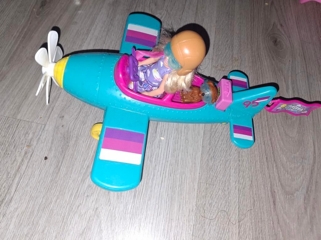 Barbie Chelsea pop met vliegtuig, Ophalen of Verzenden, Zo goed als nieuw, Meisje