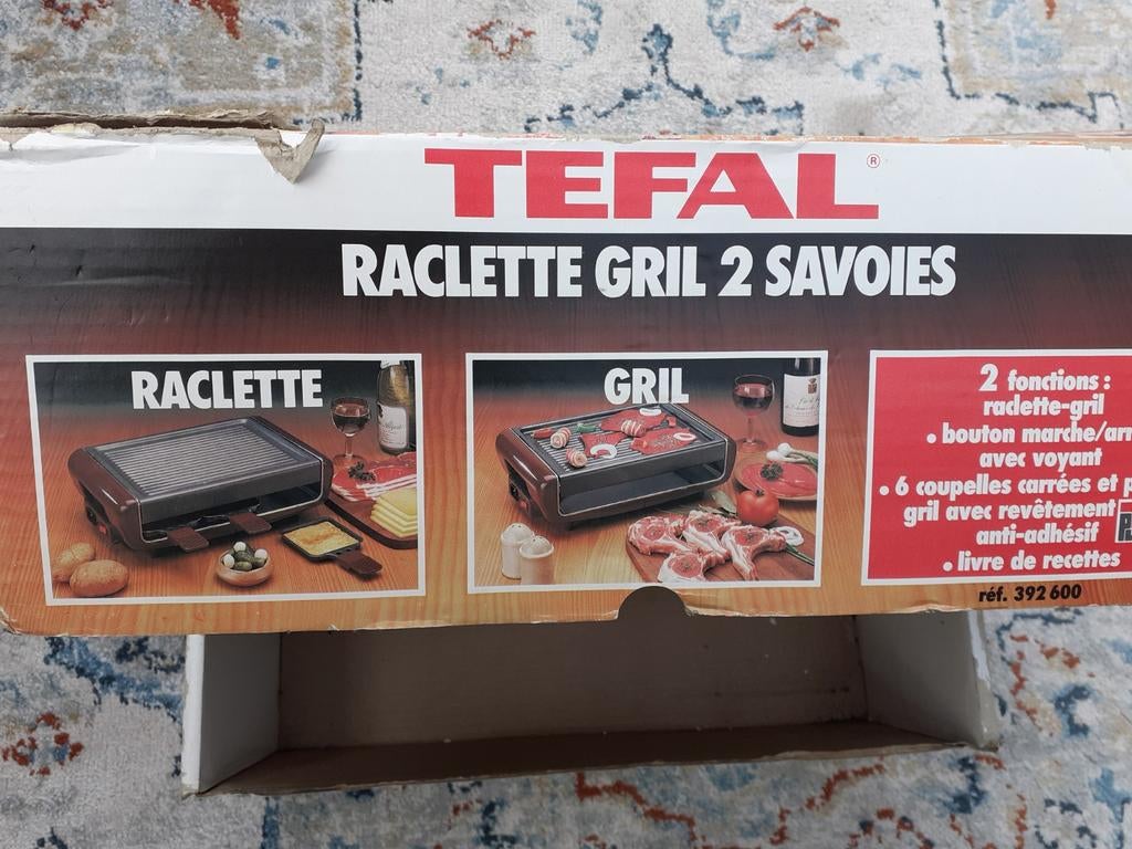 Tefal Raclette Grill 2 Savoies, Ophalen