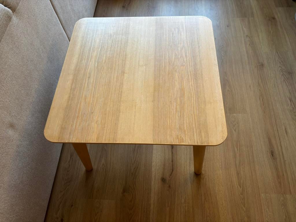 Salontafel IKEA Lisabo 70x70, Ophalen, 50 tot 100 cm, 50 tot 75 cm, Vierkant