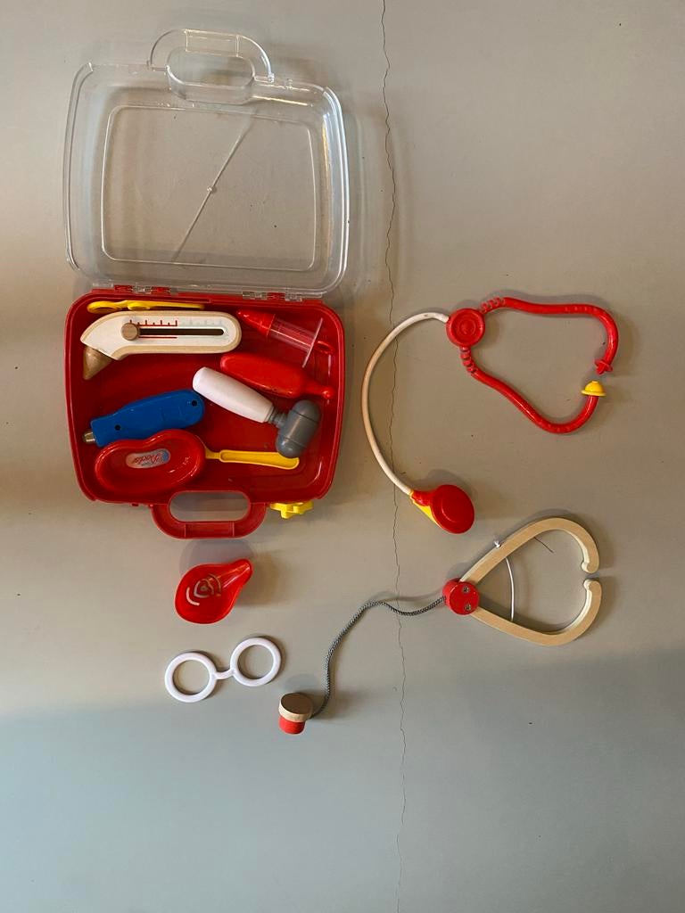 Dokters speelset met doktersjas - Urenlang speelplezier!, Ophalen of Verzenden, Gebruikt, Jongen of Meisje