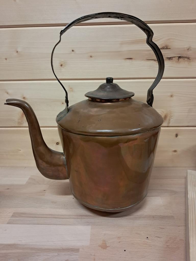 Antieke Koperen Waterketel, Antiek en Kunst, Antiek | Koper en Brons, Ophalen, Koper