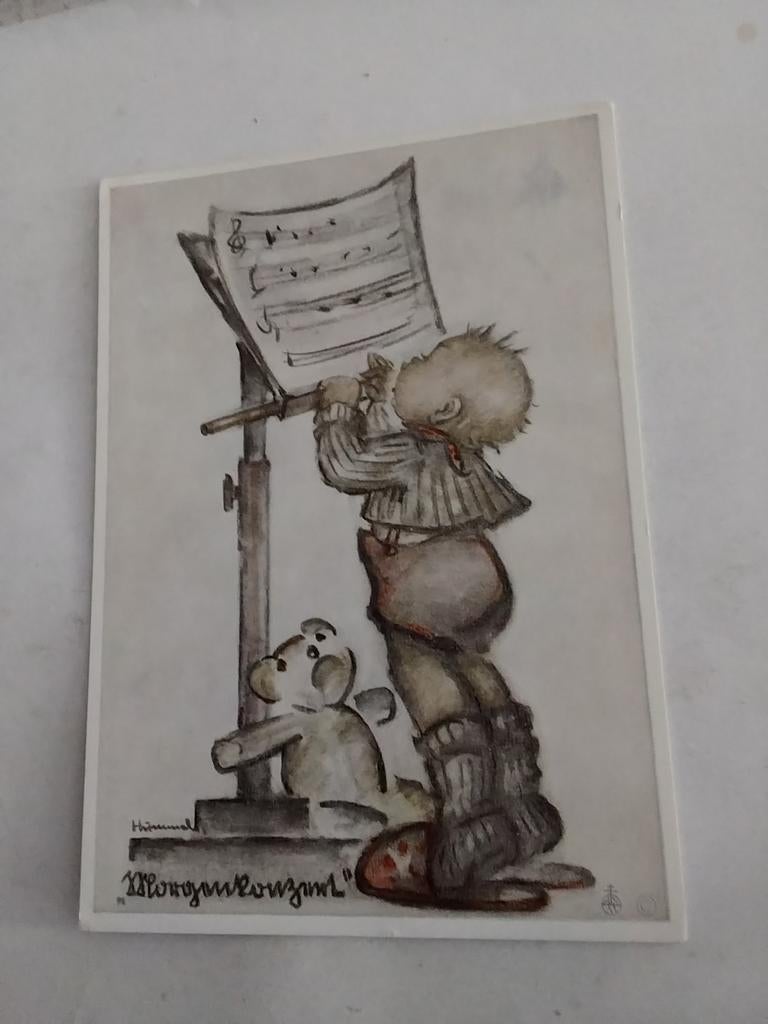 HUMMEL.  "MORGENKONZERT", Verzamelen, Ansichtkaarten | Themakaarten, Ophalen of Verzenden, 1940 tot 1960, Kinderen
