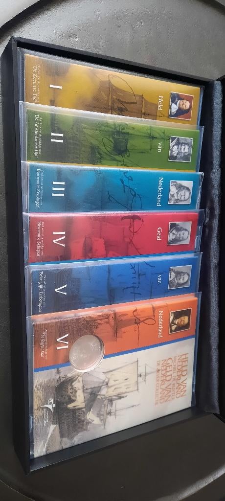 Euro munten zilver set 2007 Ruyter Helden van Nederland box, Postzegels en Munten, Munten | Nederland, Koningin Beatrix, Zilver