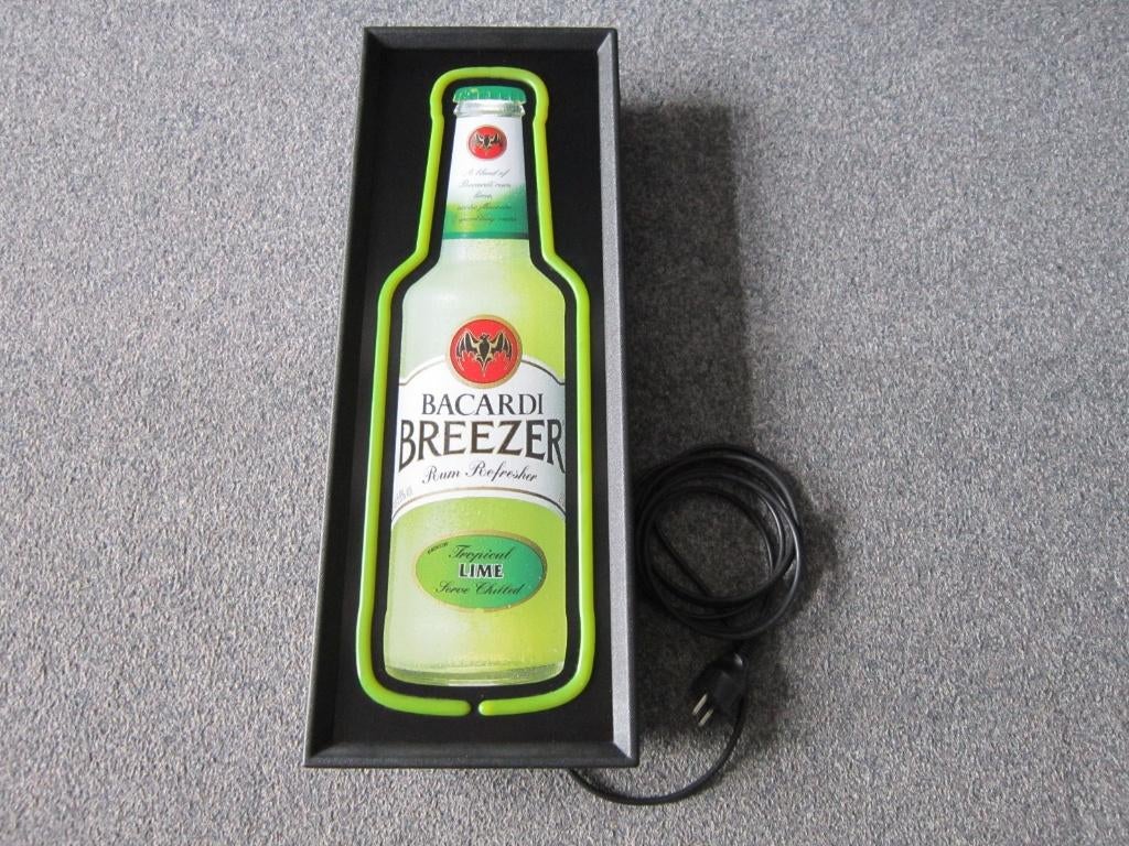 BACARDI LAMP LICHTRECLAME, Ophalen, Zo goed als nieuw, Lichtbak of (neon) lamp