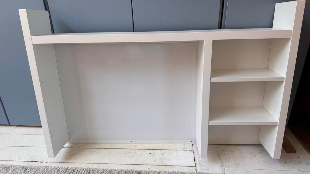 IKEA MICKE Opbouwdeel hoog, wit, 105x65 cm, Ophalen, Gebruikt, 100 tot 150 cm, Minder dan 100 cm