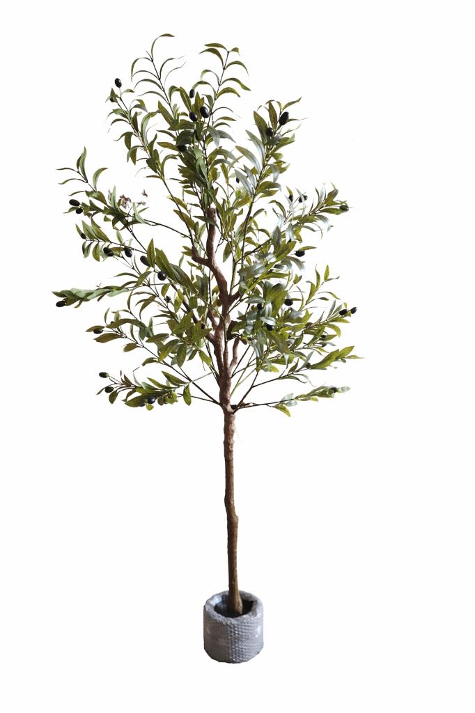 Kunstplant kunstboom Olijf 170 cm, Binnen, Lankforst, Onderhoudsvrij, Kunstplant