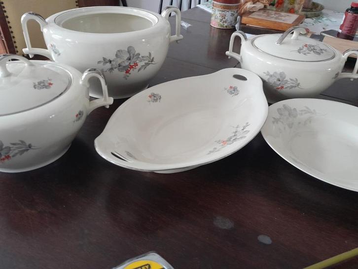Antiek jager servies, Antiek en Kunst, Antiek | Servies compleet, Ophalen of Verzenden
