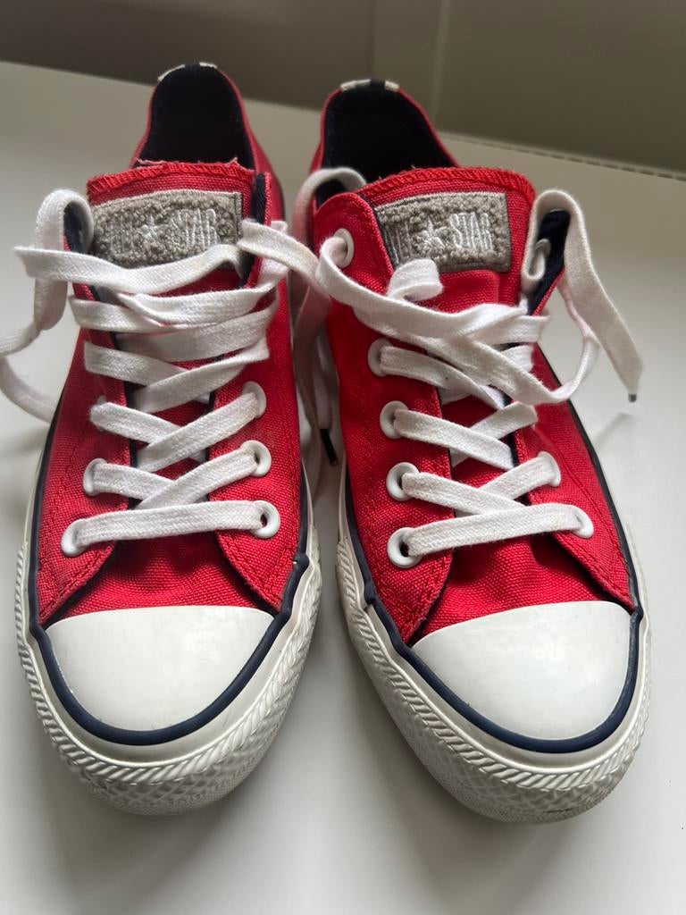 Converse  all star sneakers, Kleding | Dames, Schoenen, Ophalen of Verzenden, Zo goed als nieuw, Rood, Sneakers of Gympen