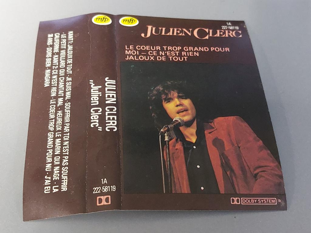 JULIEN CLERC - JULIEN CLERC (MC), 1 bandje, Ophalen of Verzenden, Zo goed als nieuw, Origineel