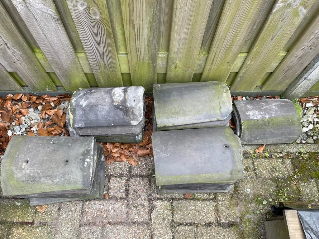 Oude Hollandse Oude Holle Nokvorsten, Doe-het-zelf en Verbouw, Dakpannen en Dakbedekking, Ophalen, Gebruikt, Steen of Klei, Minder dan 5 m²