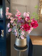 Set van Prachtige Luxe Zijden bloemen in pot, Ophalen, Nieuw, Bloemstuk, Roze