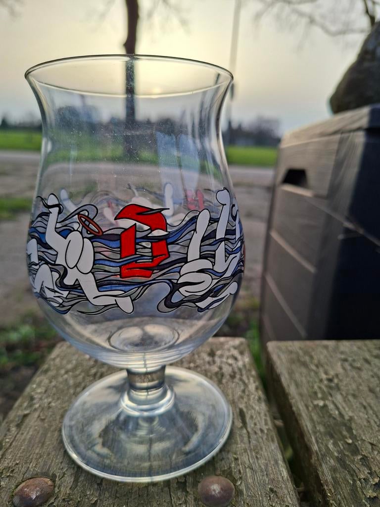 Limited Edition Duvel Glas - Franky Sticks (2022) -, Ophalen of Verzenden, Zo goed als nieuw