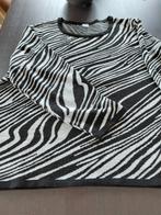 Trui zwart/ecru, Ophalen of Verzenden, Zo goed als nieuw, Maat 46/48 (XL) of groter, Zwart