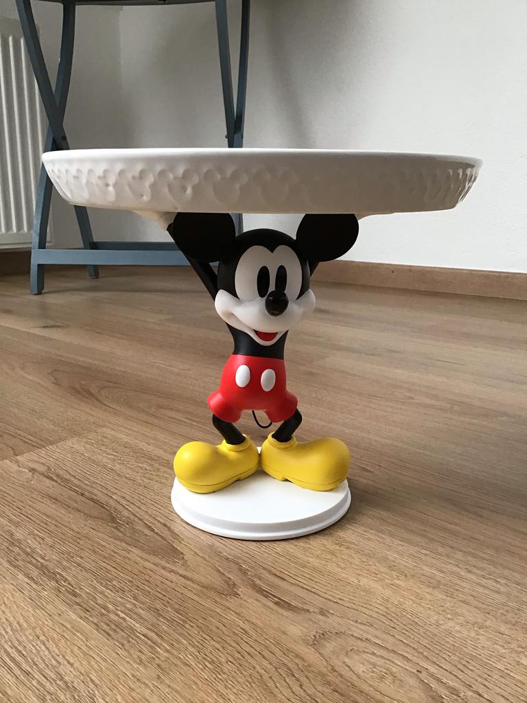 Mickey Mouse cake stand Disney Store, Ophalen of Verzenden, Mickey Mouse, Nieuw, Beeldje of Figuurtje