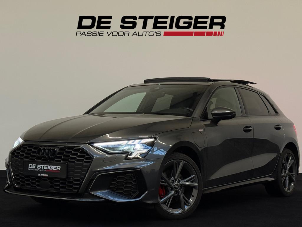 Audi A3 Sportback 40 TFSI e 3 x S-line ACC Pano Sfeer Camera, Gebruikt, 4 cilinders, Met garantie (alle), Leder en Stof