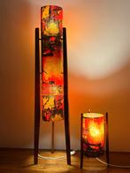 Schitterende zeldzame set raketlampen uit de jaren 50/60, Huis en Inrichting, Lampen | Tafellampen, Gebruikt, Vintage, Ophalen of Verzenden