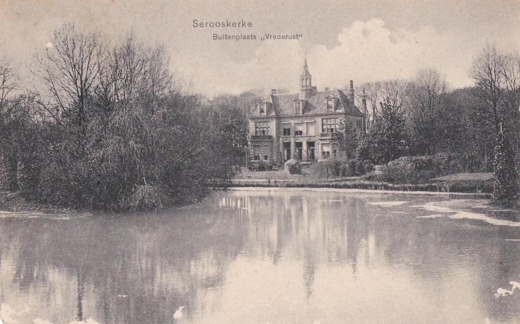 serooskerke  buitenplaats ''vrederust'' 1907, Ophalen of Verzenden, Voor 1920, Noord-Brabant