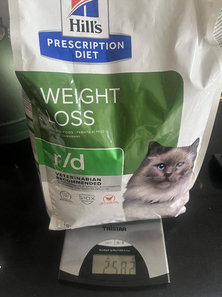 Hill's Weight Loss R/D Prescription Diet 3 kg, Ophalen of Verzenden, Kat