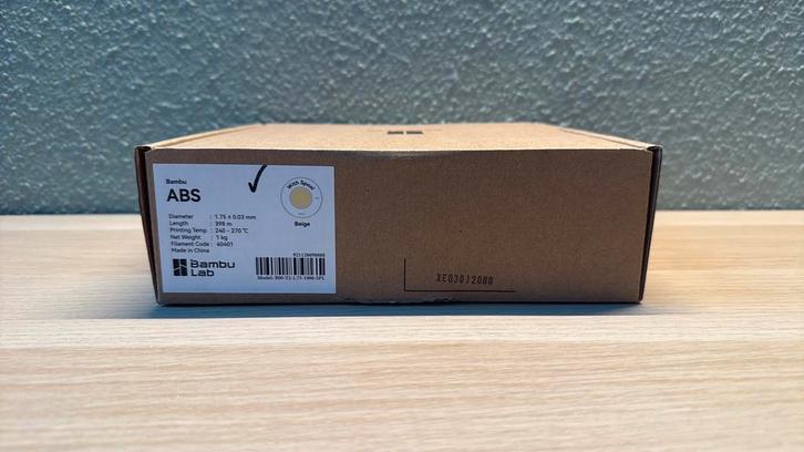 Bambu Lab ABS Beige, Computers en Software, 3D-printerbenodigheden, Zo goed als nieuw, Ophalen of Verzenden