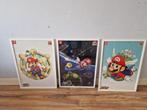 Super Mario 3D All-Stars Posters (3 stuks), Rechthoekig Staand, Met lijst, Ophalen of Verzenden, Zo goed als nieuw