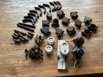 Vintage schakelmateriaal - bakeliet en metaal, Gebruikt, Ophalen of Verzenden, X, Stopcontact