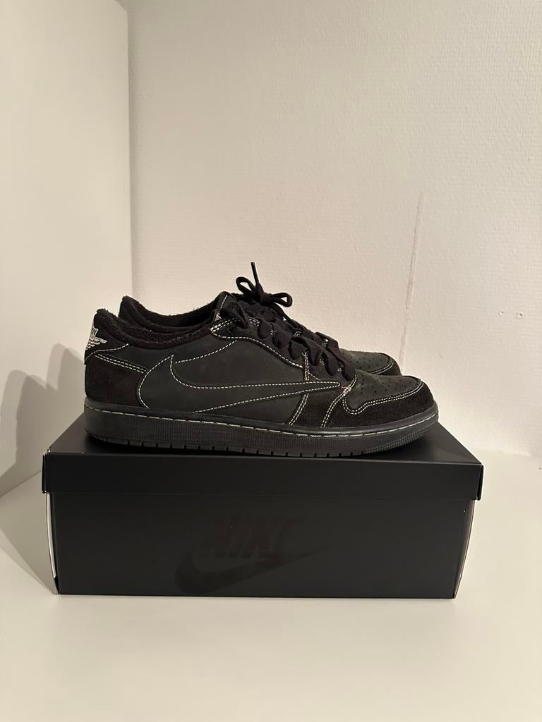 Jordan 1 Low Travis Scott “Black Phantom” 43, Zwart, Ophalen of Verzenden, Sneakers of Gympen, Gedragen