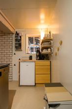 Keuken, gratis! gebruikt tijdelijk. Hout, blad, gootsteen,, Ophalen, Gebruikt, Bruin, Enkelwandige keuken