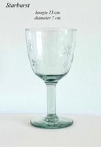 Starburst 13h Sterren Gravure transparant groen Glas Kristal, Ophalen