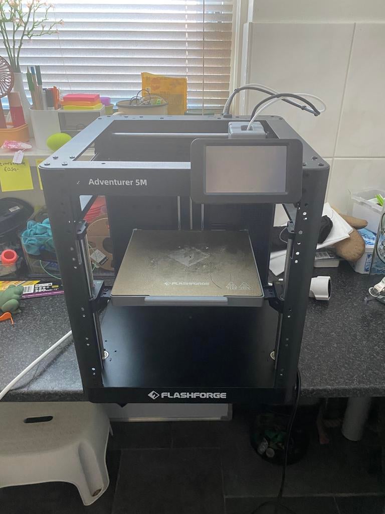 3D printer (Flashforge 5m adventurer), Computers en Software, 3D Printers, Ophalen, Zo goed als nieuw