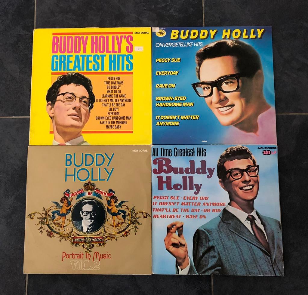 Buddy Holly 6 lp’s, Ophalen, Gebruikt, Overige formaten