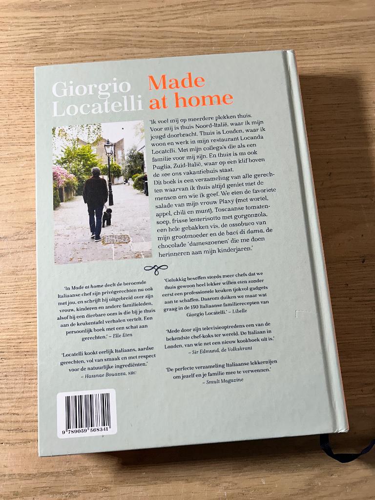 Made at Home | Giorgio Locatelli | Italiaanse Recepten, Ophalen of Verzenden, Zo goed als nieuw, Italië