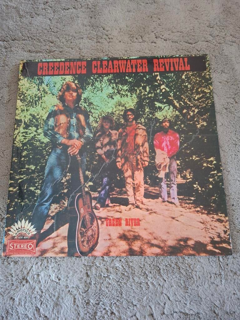 Creedence Clearwater Revival - Green River LP, Cd's en Dvd's, Ophalen, Gebruikt, 12 inch